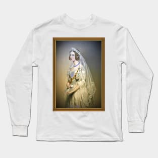 Queen Victoria as a bride Long Sleeve T-Shirt